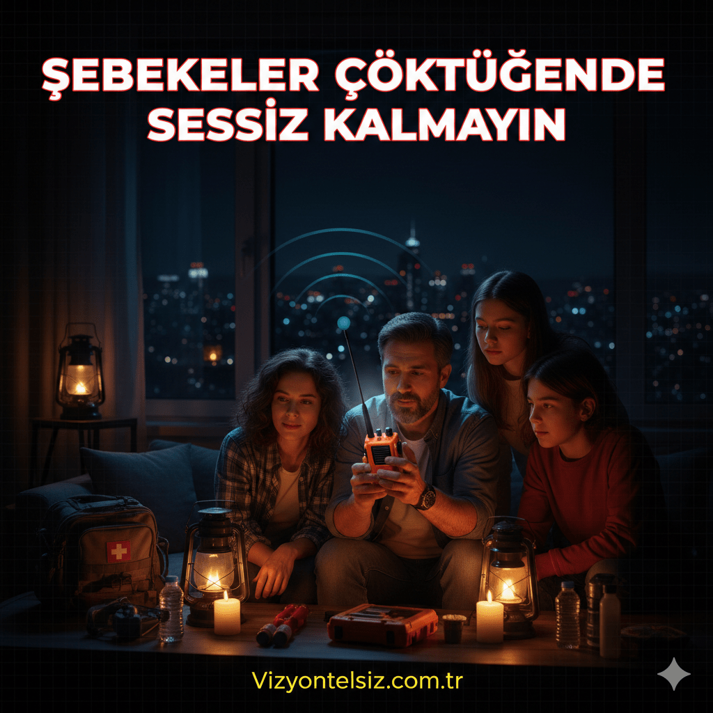 Şebekeler Çöktüğünde Sessiz Kalmayın: Neden Her Evde Bir Afet Telsizi Bulunmalı?