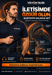 Bluetooth Telsiz Kulaklık Seti BT101